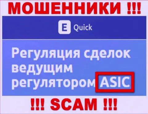 На информационном ресурсе QuickETools Com имеется информация о их проплаченном регуляторе - ASIC