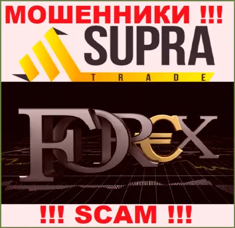 Не советуем доверять вложенные денежные средства СупраТрейд, т.к. их сфера деятельности, Forex, развод
