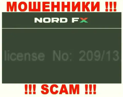 Не надо перечислять деньги в контору NordFX, даже при наличии лицензии (номер на web-ресурсе)