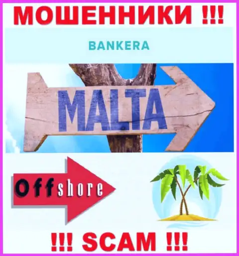 С организацией Банкера Ком весьма опасно совместно работать, адрес регистрации на территории Мальта