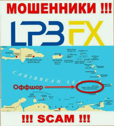 LPBFX Com свободно дурачат, потому что разместились на территории - Saint Vincent and the Grenadines