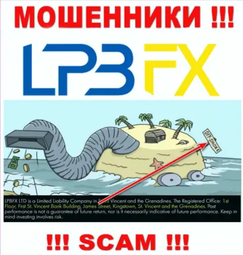 LPBFX - это мошенническая организация, зарегистрированная в офшорной зоне 1ст Флор, Ферст Сент-Винсент Банк Билдинг, Джеймс-стрит, Кингстаун, Сент-Винсент и Гренадины, будьте крайне внимательны