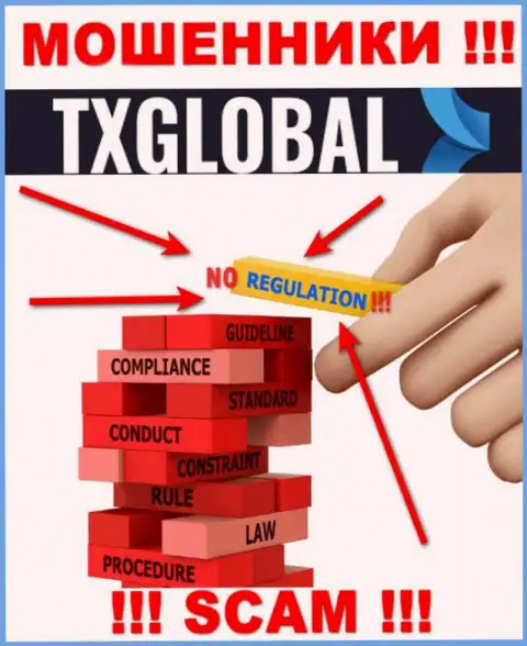 ОЧЕНЬ ОПАСНО совместно работать с TX Global, которые не имеют ни лицензии, ни регулятора