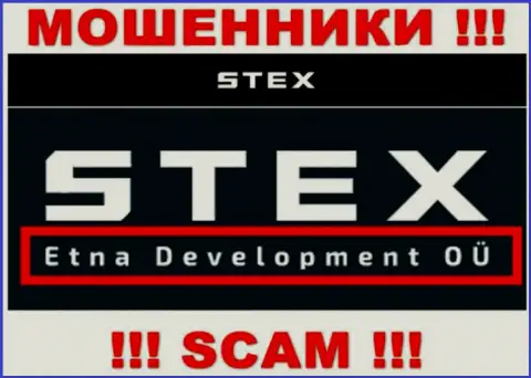 На сайте Stex написано, что Etna Development OÜ - это их юридическое лицо, но это не обозначает, что они добропорядочные
