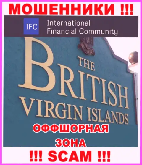 Официальное место регистрации WMIFC на территории - British Virgin Islands