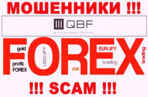Будьте очень бдительны, вид работы QBF, Forex - это развод !!!