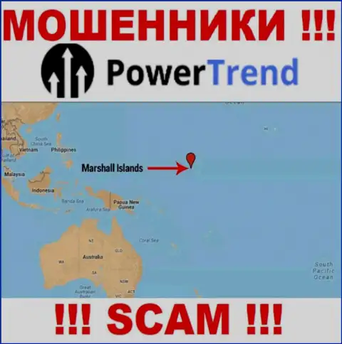 Контора Power Trend имеет регистрацию в офшоре, на территории - Маршалловы острова