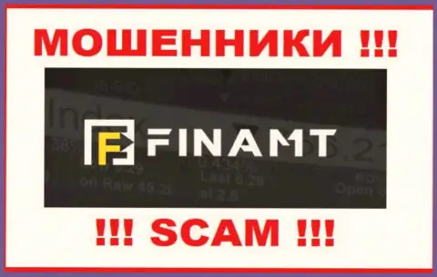 Логотип МОШЕННИКА Finamt LTD