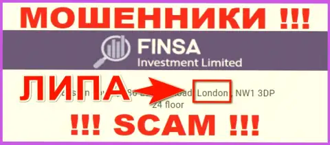 FinsaInvestmentLimited Com это МОШЕННИКИ, надувающие доверчивых клиентов, оффшорная юрисдикция у конторы фиктивная