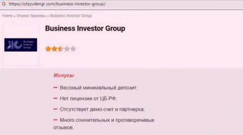Компания Business Investor Group - это МОШЕННИКИ !!! Обзор с доказательством кидалова