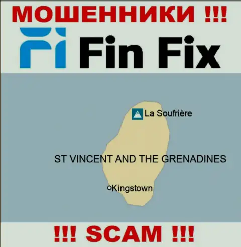 ФинФикс осели на территории St. Vincent & the Grenadines и свободно отжимают вклады