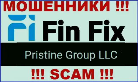 Юридическое лицо, которое владеет internet-мошенниками Fin Fix - это Pristine Group LLC