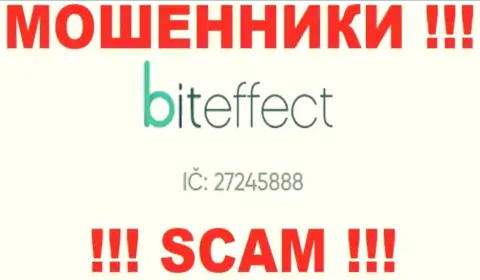 Рег. номер еще одной противоправно действующей компании BitEffect Net - 27245888