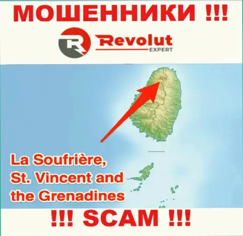 Контора RevolutExpert это мошенники, базируются на территории St. Vincent and the Grenadines, а это офшорная зона