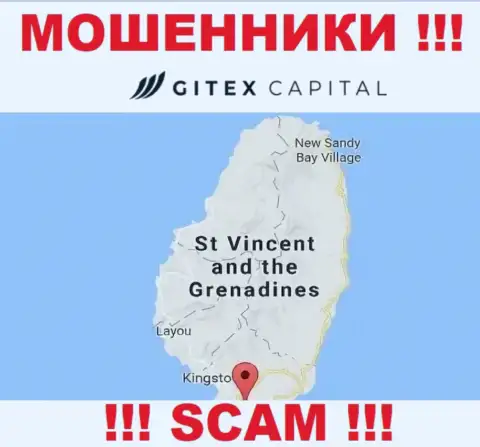 На своем сайте GitexCapital указали, что зарегистрированы они на территории - St. Vincent and the Grenadines