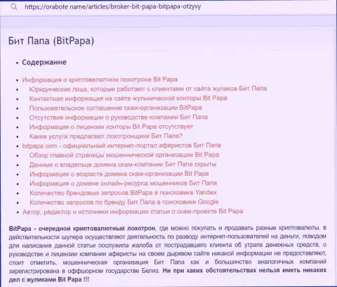 Подробный обзор BitPapa, отзывы клиентов и факты махинаций