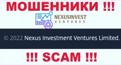 NexusInvestCorp - это интернет мошенники, а владеет ими Nexus Investment Ventures Limited