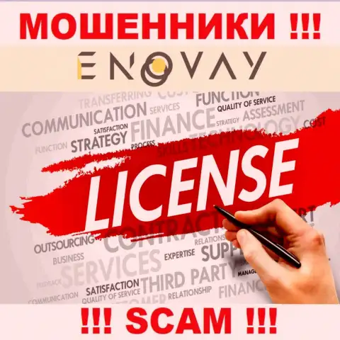 У ЭноВей Ком не имеется разрешения на ведение деятельности в виде лицензии это МОШЕННИКИ